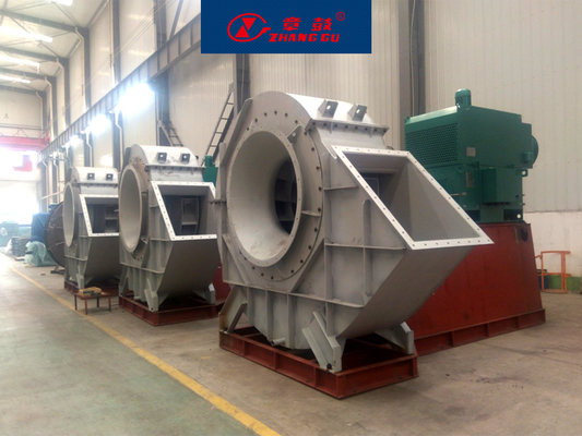 Stabile Leistung Industrieller Zentrifugalventilator Modularbau aus Gusseisen unter 600°C
