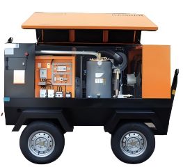 Mobiler Schraubluftkompressor 0,5-2,5 MPa Diesel-/Elektroindustrie