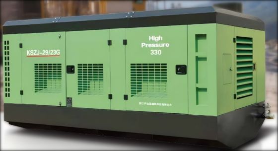 Tiefenbrunnenschraubluftkompressor 1,7-3,5Mpa 18-43m3/min für geothermische Bohrungen