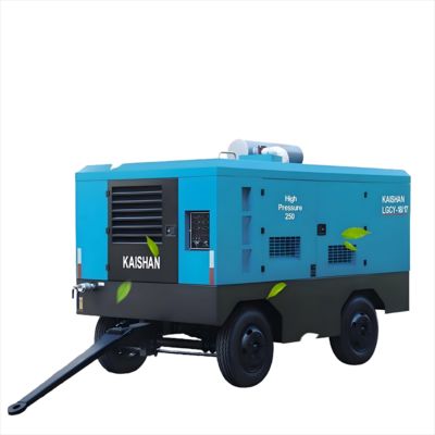 Mobiler Schraubenluftkompressor 0,5-2,5 MPa Diesel/Elektro 50-400 PS
