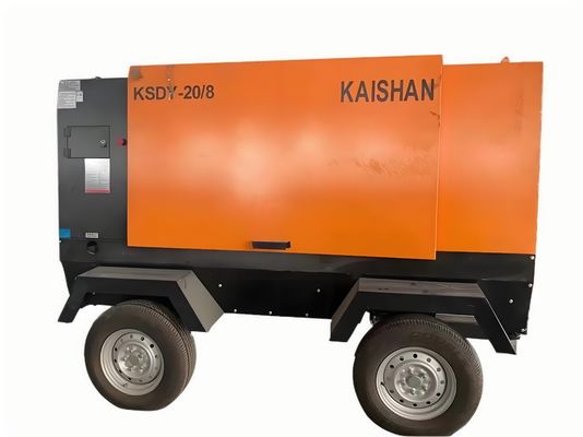 Mobilluftkompressor mit geringer Geräuschbelastung für die schwere Industrie